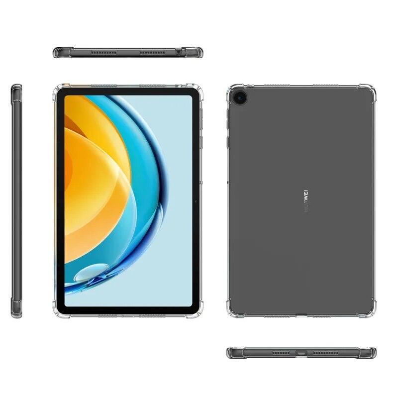 4 Airbags stoßfeste Abdeckung für Huawei MatePad SE 2022 Hülle AGS5-L09/W09 10,4" Ags3K-W20/AL20 10,1" transparente TPU-Rückseite