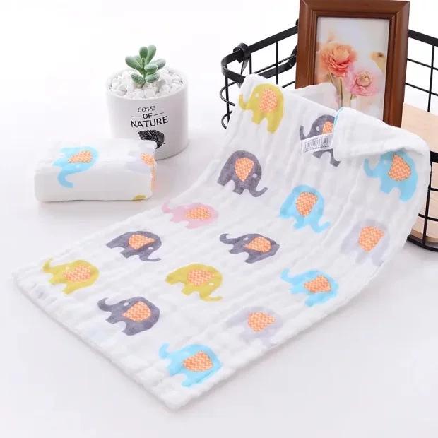 Newcomer Discount: Soft, Absorbent Pure Cotton Baby Washcloth - High-Density, Thick Gauze Towel