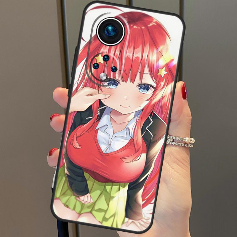 Nakano Nino Gotoubun No Hanayome Cover For Honor 50 Lite Case For Huawei P20 P30 P40 Pro Nova 9 5T P Smart 2021 8X 9X 10i
