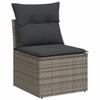 VidaXL Garden Lounge Set with Cushions 11 Pcs, Patio Sofas, Patio Furniture Set, Outdoor Furniture, Grey 3256627