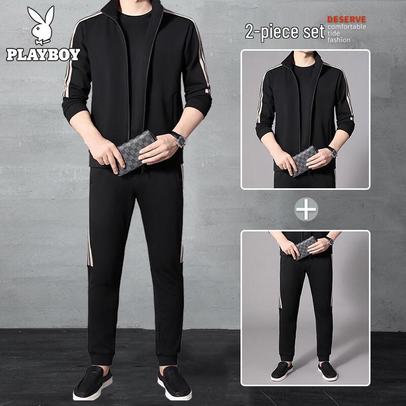 PLAYBOY Men s Casual Sportswear Jacket Set 3XL