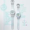 Casio COLLECTION 2021 Casio Collection Equation of White Set Square Digital Love Collection Pair Same Model As LOVER'S Lover's LOV-21B-7 "The Love"