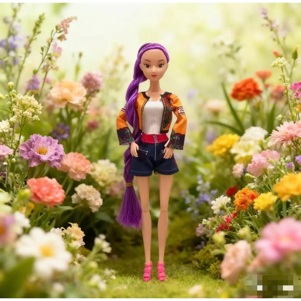 30CM Dämonenjäger Rumi Mira Zoey Puppe Spielzeug Kpop Dämonenjäger Puppe und Kleidung Puppe Mädchen Verkleiden Fans sammeln Geschenke