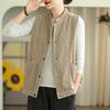 Retro Super Soft Corduroy Vest for Women In Spring and Autumn Literary and Casual Versatile Velvet Sleeveless Horse Clip Jacket