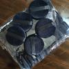 Custom Logo 100Pcs Round Powder Puff Wet Dry Use For Loose Powder Liquid Cosmetic Soft Plush Powder Puff Makeup Foundation