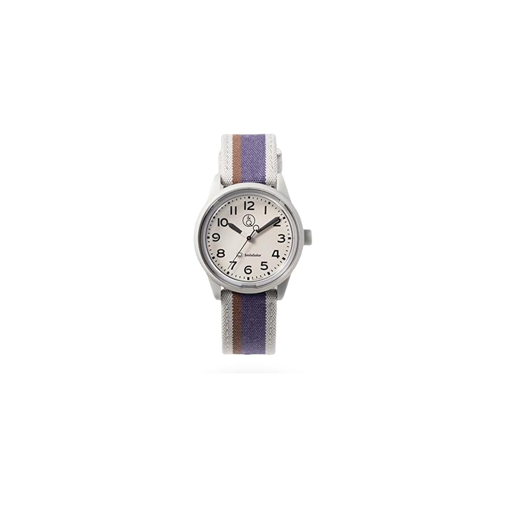Q&Q SmileSolar Analog Solar Watch Waterproof Purple Women s R01A-002JK