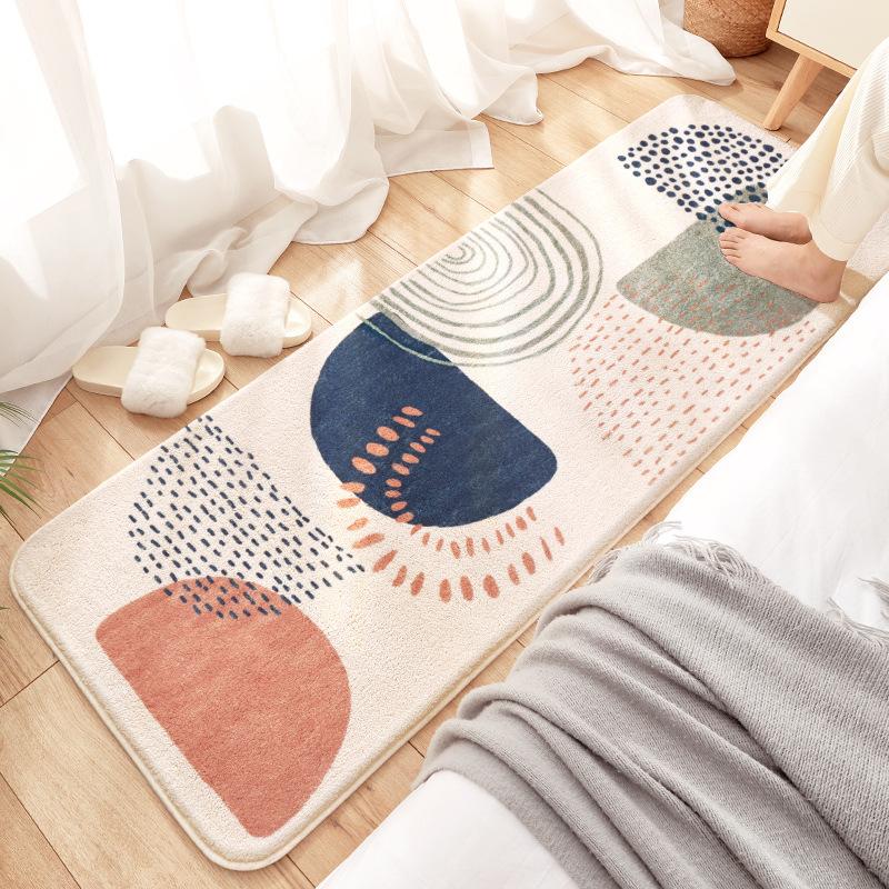 Faux Cashmere Bedside Bedroom Living Room Carpet Indoor Carpet Floor Mat Whole Non-slip Sofa Cushion