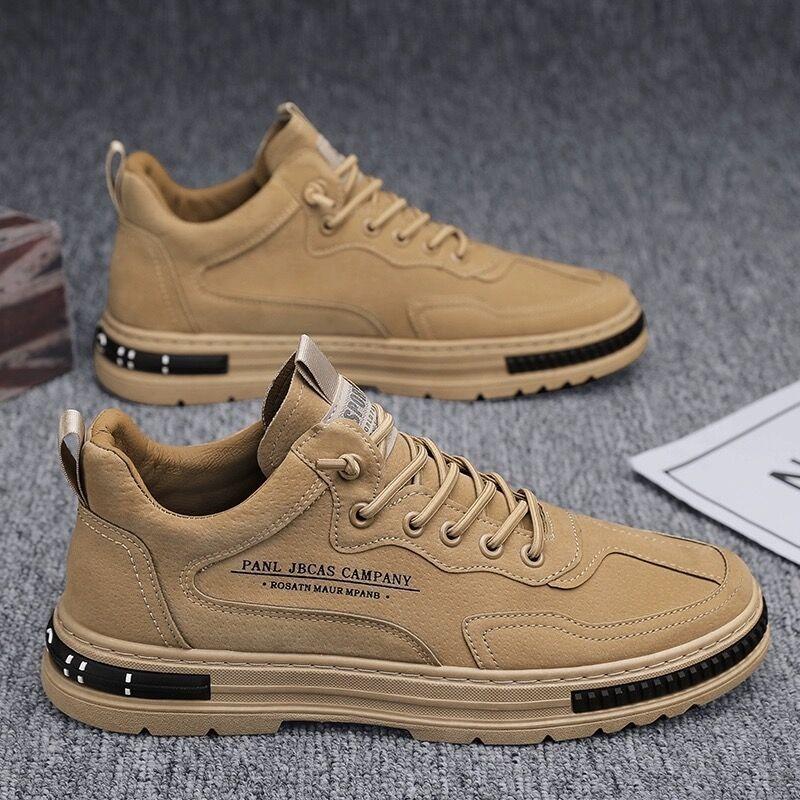Men's shoes autumn new breathable tooling shoes men's trend versatile non-slip sports casual board shoes dad shoes