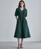 Leni And Mccoy Casual Pocket Zip-Up Open Dress Mm08Op006Hjy