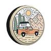 Custom Mountain Camper Adventure Camping Spare Wheel Tire Cover for Honda CRV Jeep RV SUV 4WD 4x4 Vehicle Accessories 14" 15"