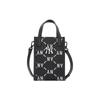 Monogram Collection Polyester Portable One Shoulder Crossbody Cell Phone Pouch Small Women's Black Casual 3ACRH012N-50BKS