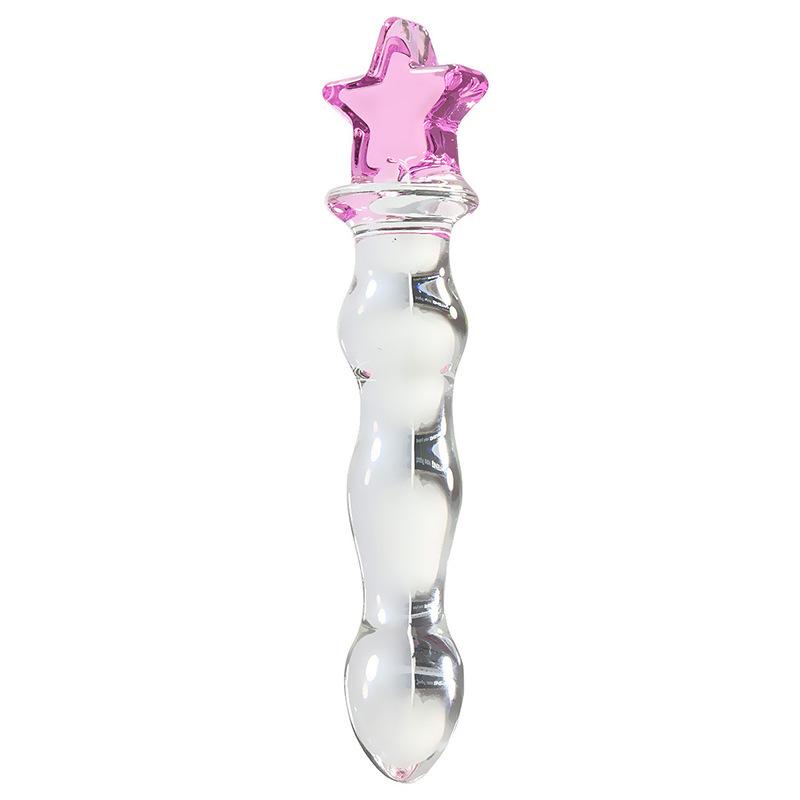 Crystal Glass Anal Plug Dildo - Antibacterial High Simulation for Women