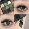 9 kolorów paleta cieni do powiek Retro francuski styl cieni do powiek czarny oliwkowy drobny, nie latający proszek trwała paleta cieni do powiek do makijażu smokey eye