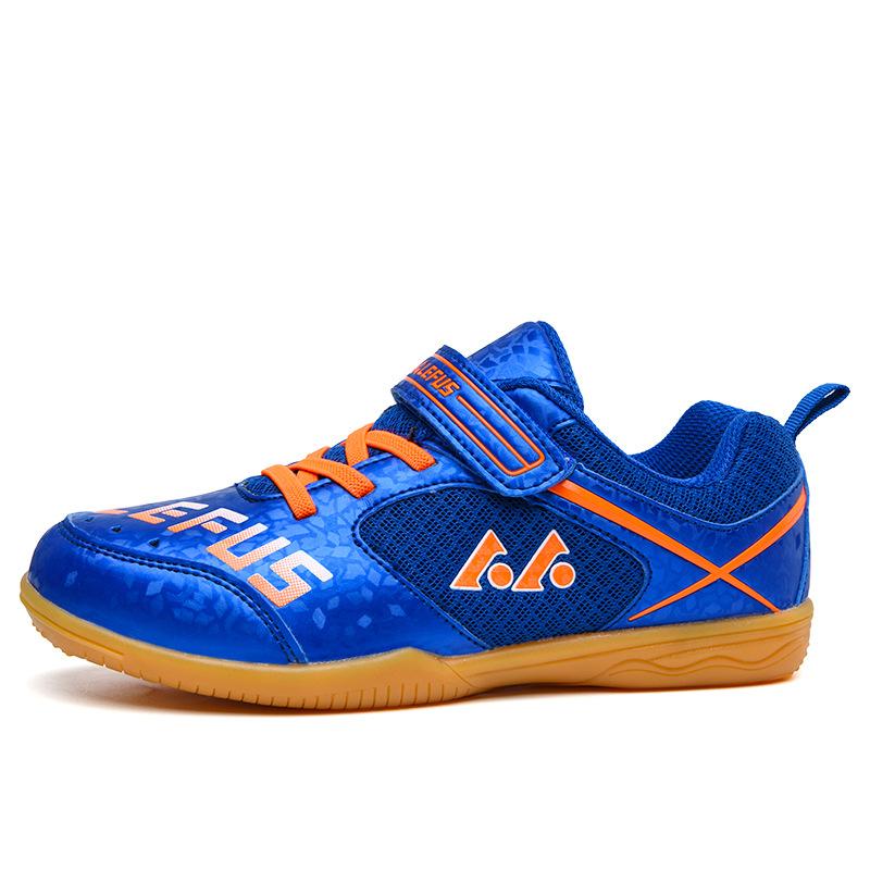 Original LEFUS Kid Small Size Hook Loop Table Tennis Shoes Men Women Outdoor Sport Badminton Sneakers Breathable Cushioning Shoe