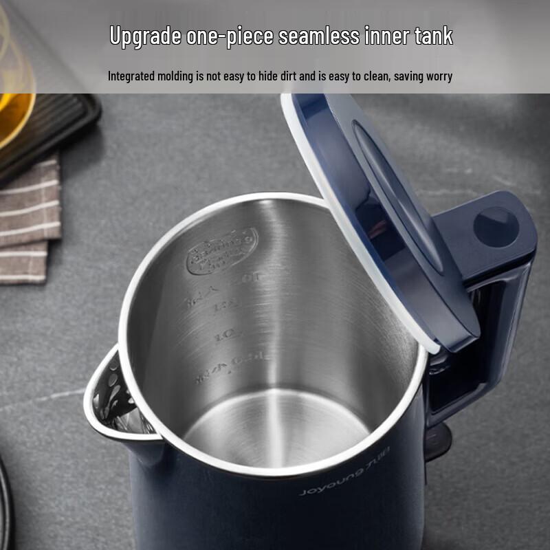 Joyoung 2L Stainless Steel Electric Kettle CN plug (adapter included)