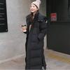 Parka Invernale Giacca Lunga Spessa Cappotto da Donna Casual Largo Lungo Sopra il Ginocchio Soprabito Abbigliamento Femminile Capispalla Cotone Piumino Cappuccio