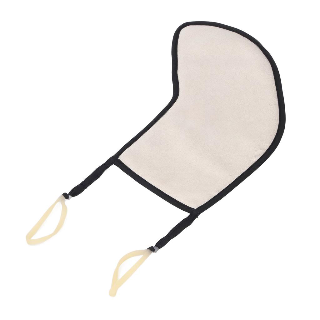 Violin Chin Pad with Elastic Strap Soft Velvet Non Slip Shoulder Rest Pad for 44 34 Size Violin