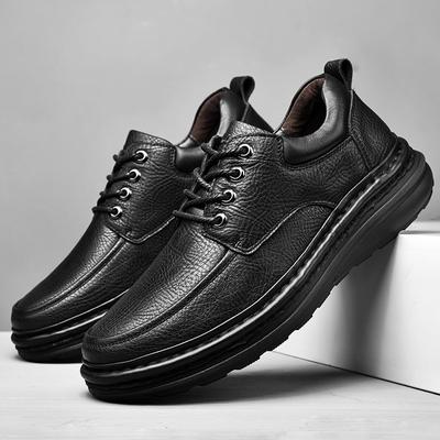 Modne Męskie Buty Codzienne ze Skóry Naturalnej sznurowane oksfordy Męskie Ręcznie robione Designerskie Trampki Buty Rekreacyjne Trend Wiosna Jesień Męskie Buty