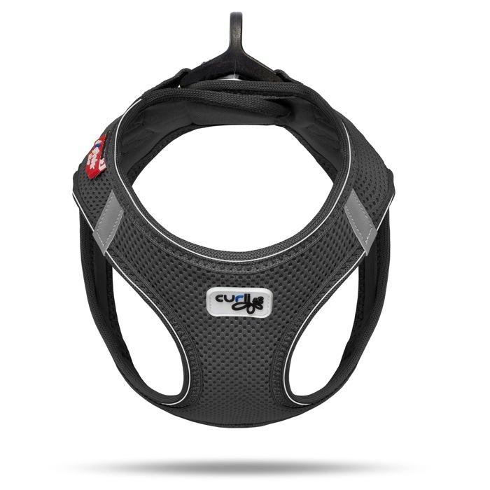 Harnais - curli - pn2673 - classique - air mesh - d-ring buckle - noir