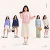 Li-Ning Sports Lifestyle Series Letter Minimalist Versatile Fashion Loose Sweatshirt Women sweatshirt AWDWF06-7