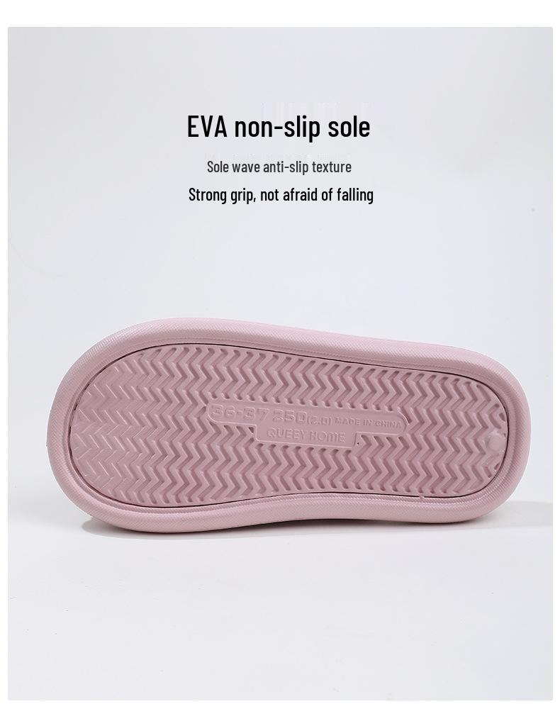 2025 New Women's Plush Cotton Slippers: Thick-Soled, Warm, Autumn/Winter Indoor Shoes