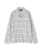 Avirex Long Sleeve Cotton Linen Ombre Size Light Size Size Men's Shirt, XL, Gray, 023, 783-3120014, L/S/C/L, A/DINER.