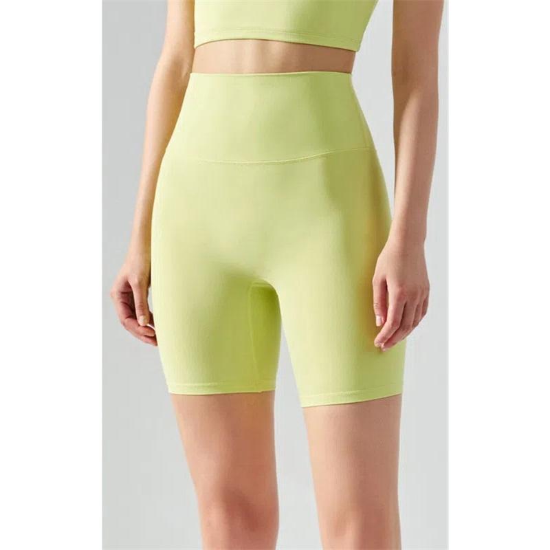 One Size Four-point Yoga Shorts Summer High Waist Seamless Fitness Sports Tight-fitting Cycling Yoga Pants