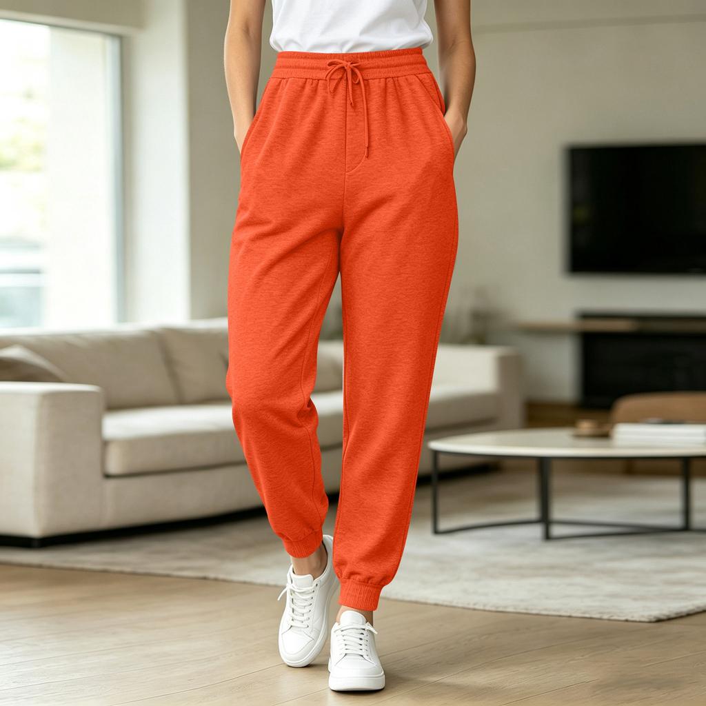 Women's Casual Drawstring Jogger Sweatpants for Everyday Wear