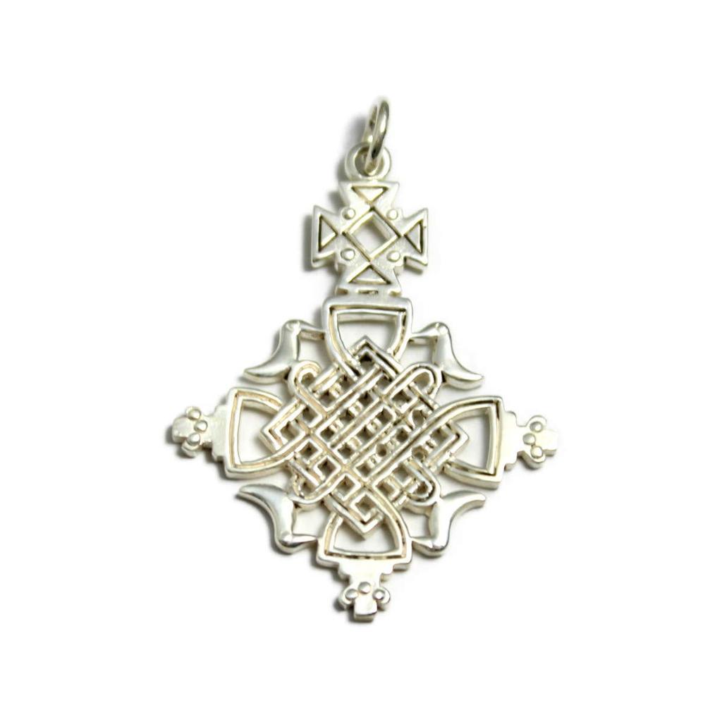 African Ethiopian Cross Accessories Cross Silver 925 Pendant