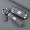 Car Sticker For Ford Zinc Alloy Car 3 Buttons Key Case Cover Protector Shell For Ford Territory 2019 2020 2021 2022 2023 2024 Sm