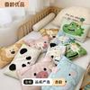 Soft Cotton Double Gauze Pillowcase Toddlers 30x50cm Cartoon Animal Design Baby Pillow Cover Ins Style