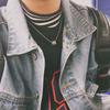 Ring small waist women's versatile hip-hop high-end clavicle chain women's accessories necklace pendant