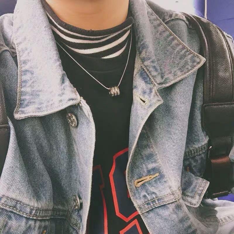 Ring small waist women's versatile hip-hop high-end clavicle chain women's accessories necklace pendant