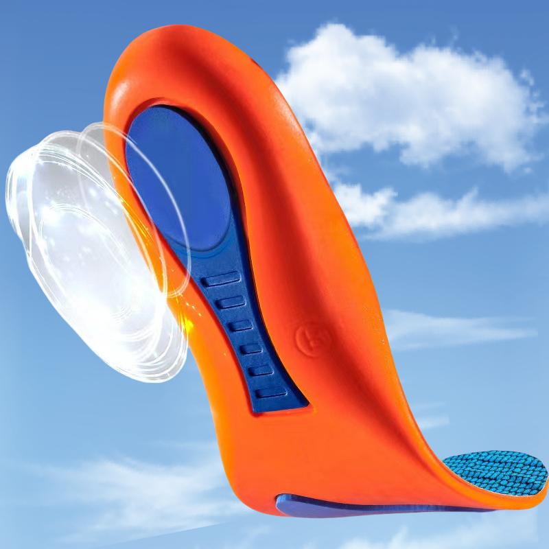 Orthopädische Sport-Elastizitätseinlegesohlen für Schuhe Sohle Unisex Technologie Stoßdämpfung Atmungsaktiv Laufsohlen
