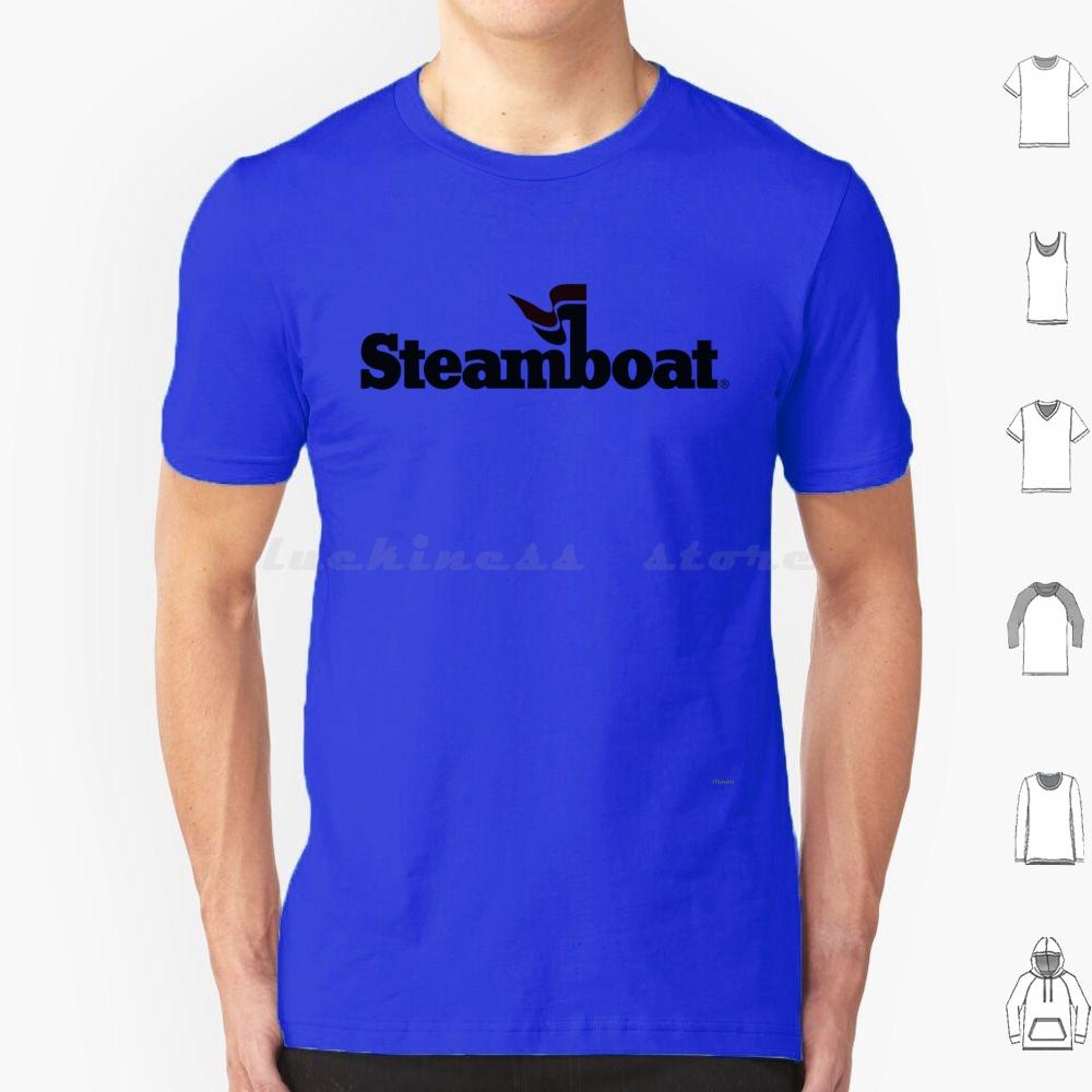 Blacked Out Steamboat Resort Colorado Mountain Resort T Shirt Cotton Men Women DIY Print Steamboat Steamboat Springs Black