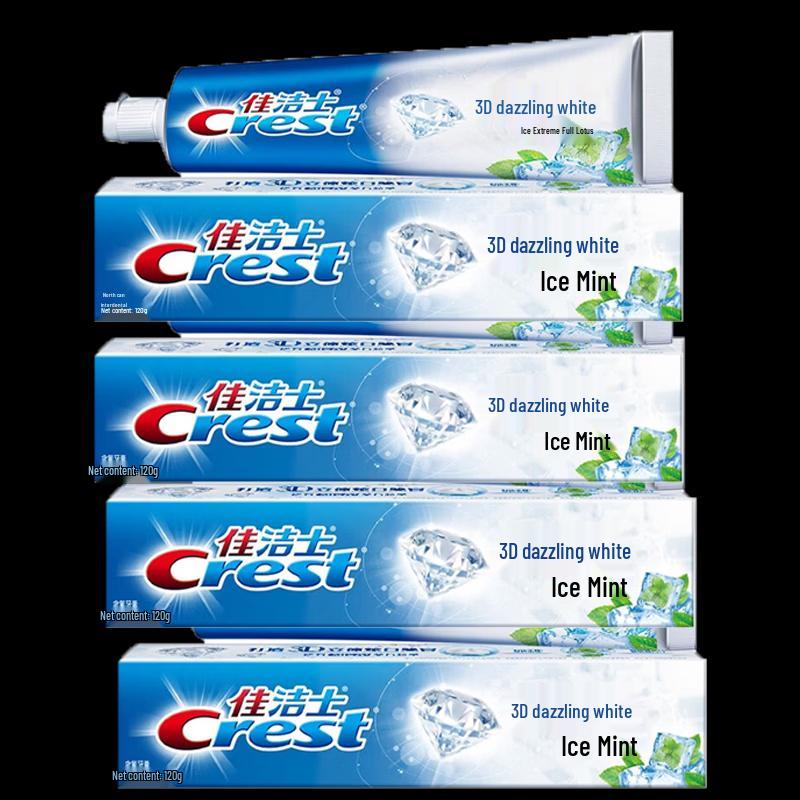 Crest 3D White Arctic Mint Toothpaste Family Pack