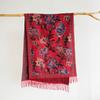 Autumn and Winter Retro Fringed Scarf with Air Conditioner Cashmere Shawl Large Size Warm Scarf