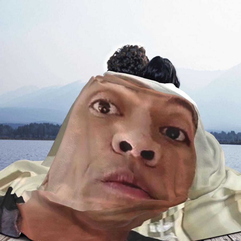 Dwayne The Rock Johnson Eyebrow Raise Meme Blankets Soft Warm Flannel Throw Blanket Plush for Bed Living room Travel Home Sofa