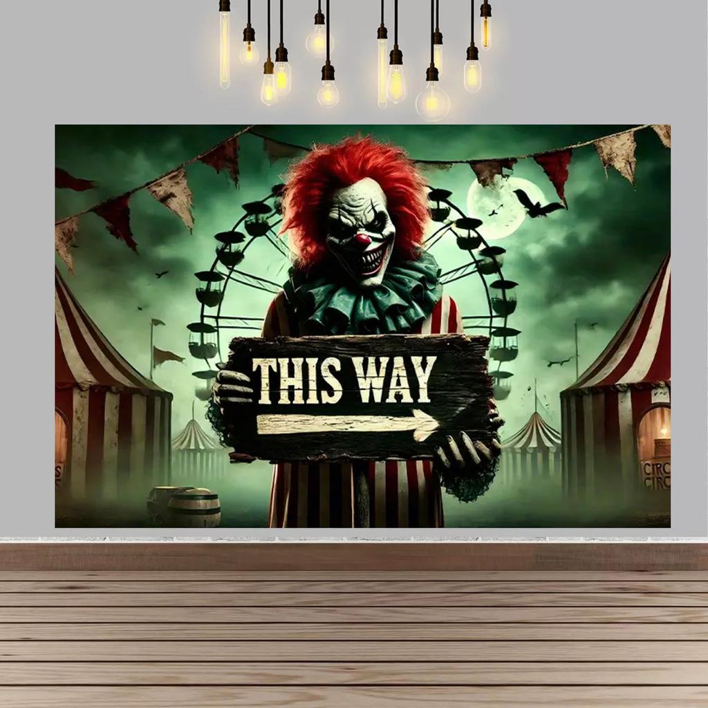 Halloween Party Decor Backdrop Halloween Ghost Bloody And Terrifying Haunted House Ghost Decor Party Supplies Photography Props