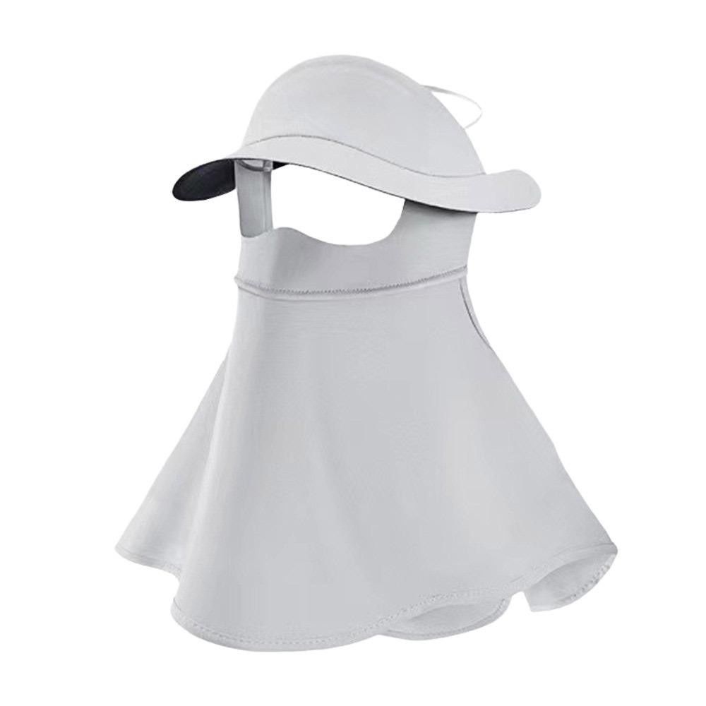 

Маска для захисту обличчя від сонця UPF50+ Маска-тіньовик Новий анти-УФ шарф для шиї Велоспорт сірий