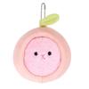 Sunlemon Pokko and Apple Keychain - Rabbit (PK) 9.5 X 6.5 X 11cm - Animal Plush Toy - Rabbit - Apple House (P-9662)
