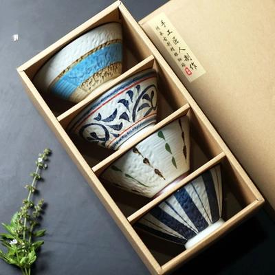 Hand-painted Rice Bowl Japanese-style Ceramic Soup Bowl Practical Gift Holiday Birthday Gift Ceramic Tableware Set