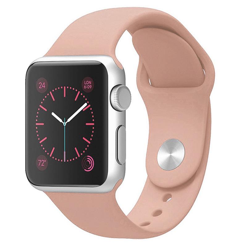 Apple Silicone Strap for Apple Watch Series 1-9/SE, Classic Sports Band