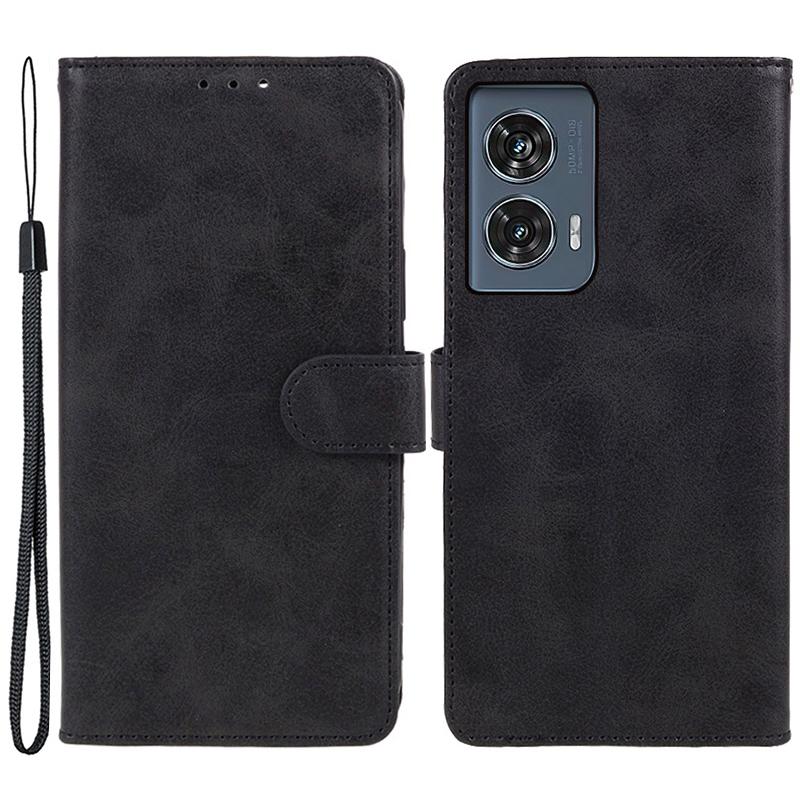 Shockproof Cover for Motorola Edge 50 Fusion Case Magnetic Calf Texture Wallet Phone Shell