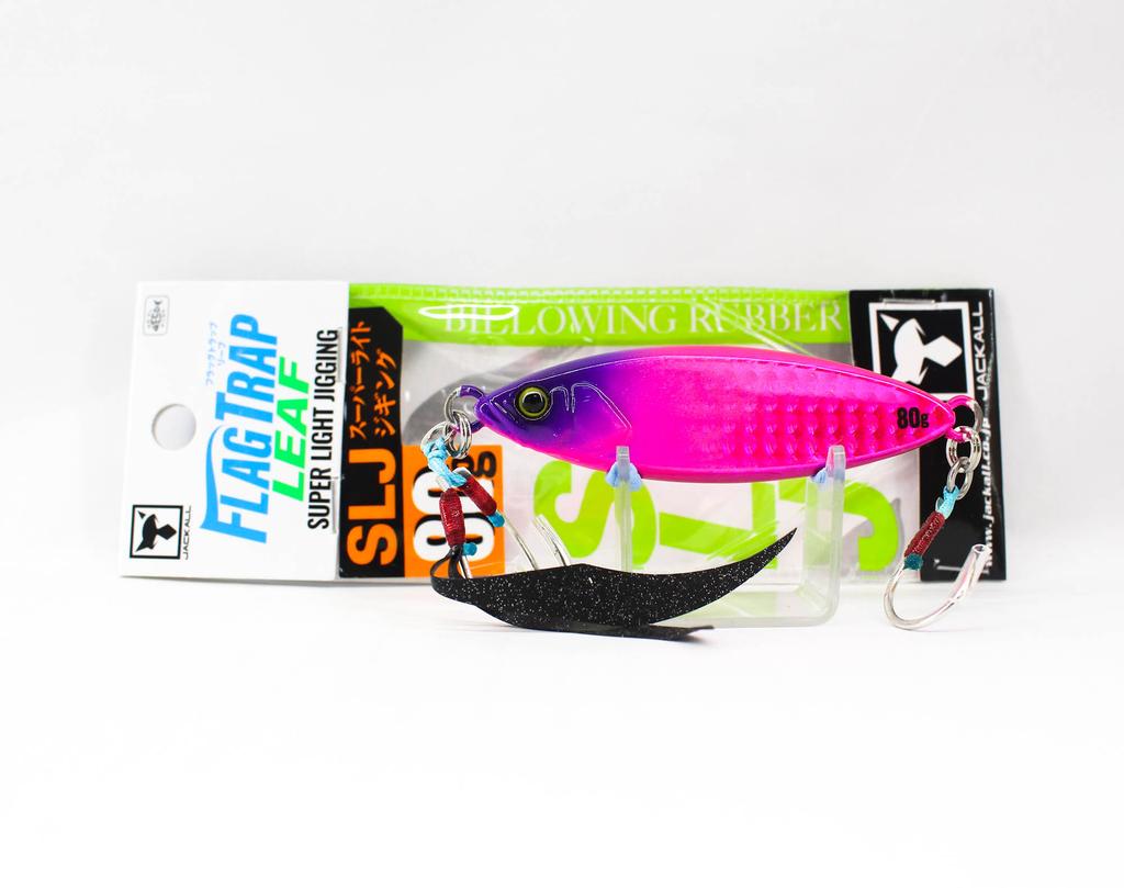 Jackall Metalljig Flag Trap Leaf 80 Gramm Pink Impact (9118)