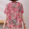 Blusas Elegantes de Talla Grande para Mujer 4XL-8XL Verano Tops Oversize Camisas Casuales de Manga Corta para Mujer