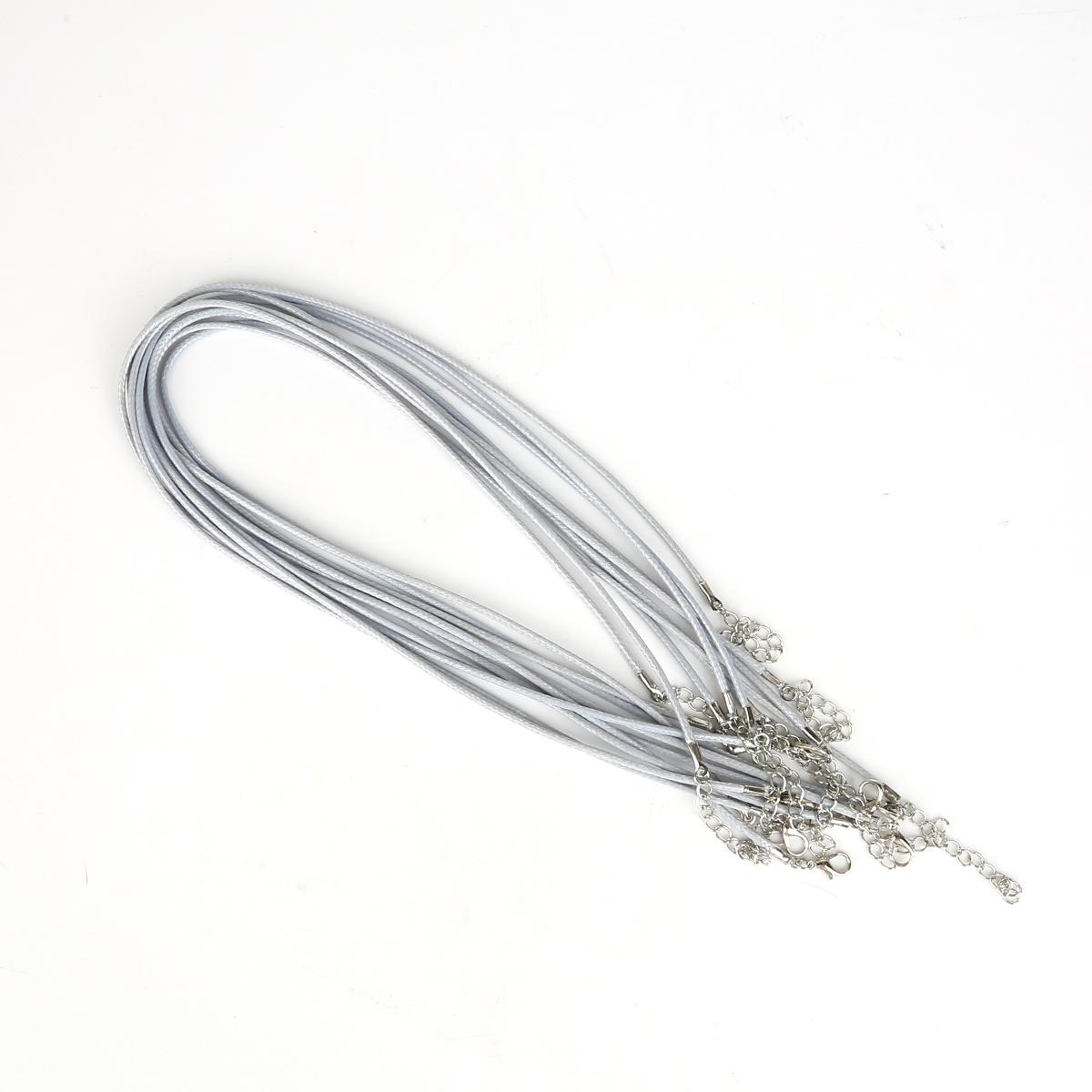 

Кожаный шнур из искусственной кожи, веревка-омар для ожерелья и подвески «сделай сам», подвески ручной работы, фурнитура 2mm x 45cm 5pcs серый