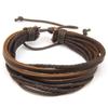 Hand-woven Hand Woven Bracelet Lace Up Multilayer Bracelet Leisure Fashion Leather Bracelet  Men