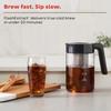 Electric Cold Brew Coffee Maker, Customize Strength, 32 oz, Dishwasher Safe, Fast Brewing