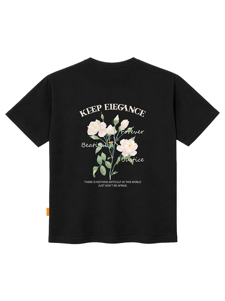 Ellamo Keep Elegance Short Sleeve T-Shirt Unisex Plus Sizes S~4Xl
